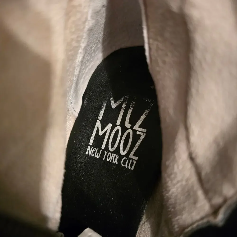 Miz Mooz Novel Over the Knee Boots Black x Brown Size 41 US 9.5-10 Knee-High